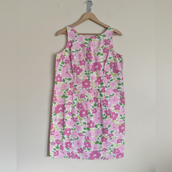 Liz Claiborne Dresses & Skirts - Liz Claiborne Pink Floral Sleeveless Dress – Size 12p